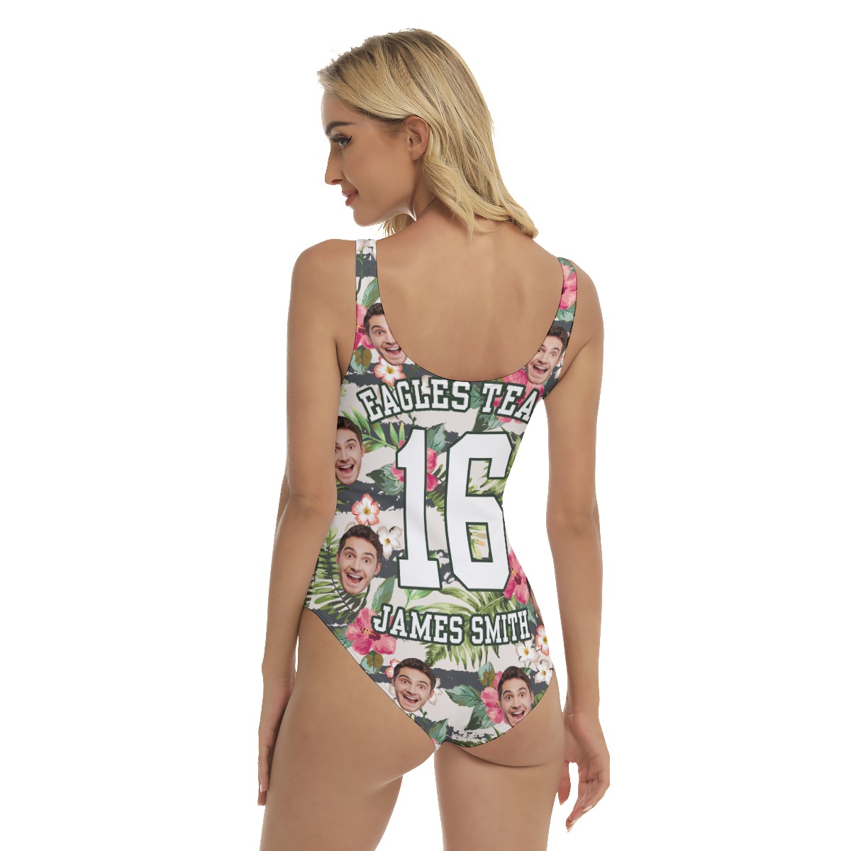 Women's Custom Sports Team Tropical Hawaiian Swimsuit