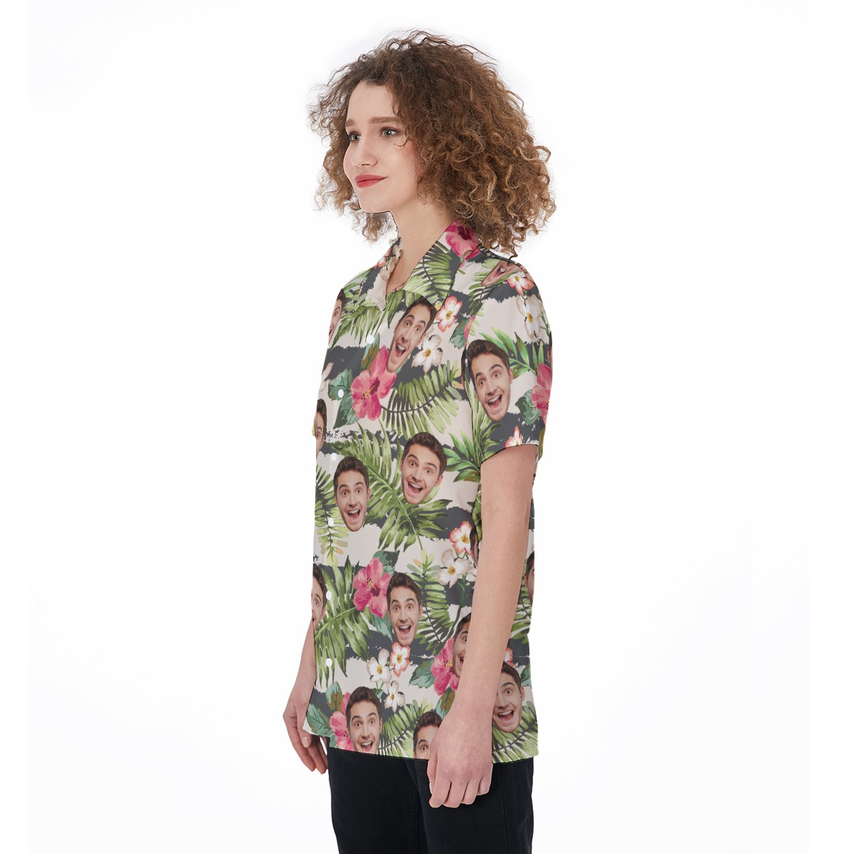 Sports Team Custom Floral Hawaiian Shirt For Women