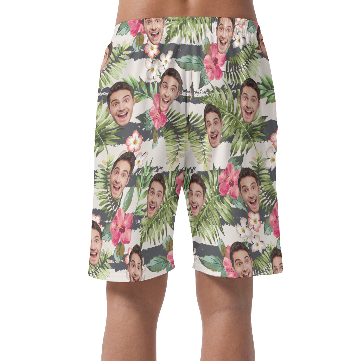 Sports Team Custom Logo Hawaiian Summer Shorts For Men