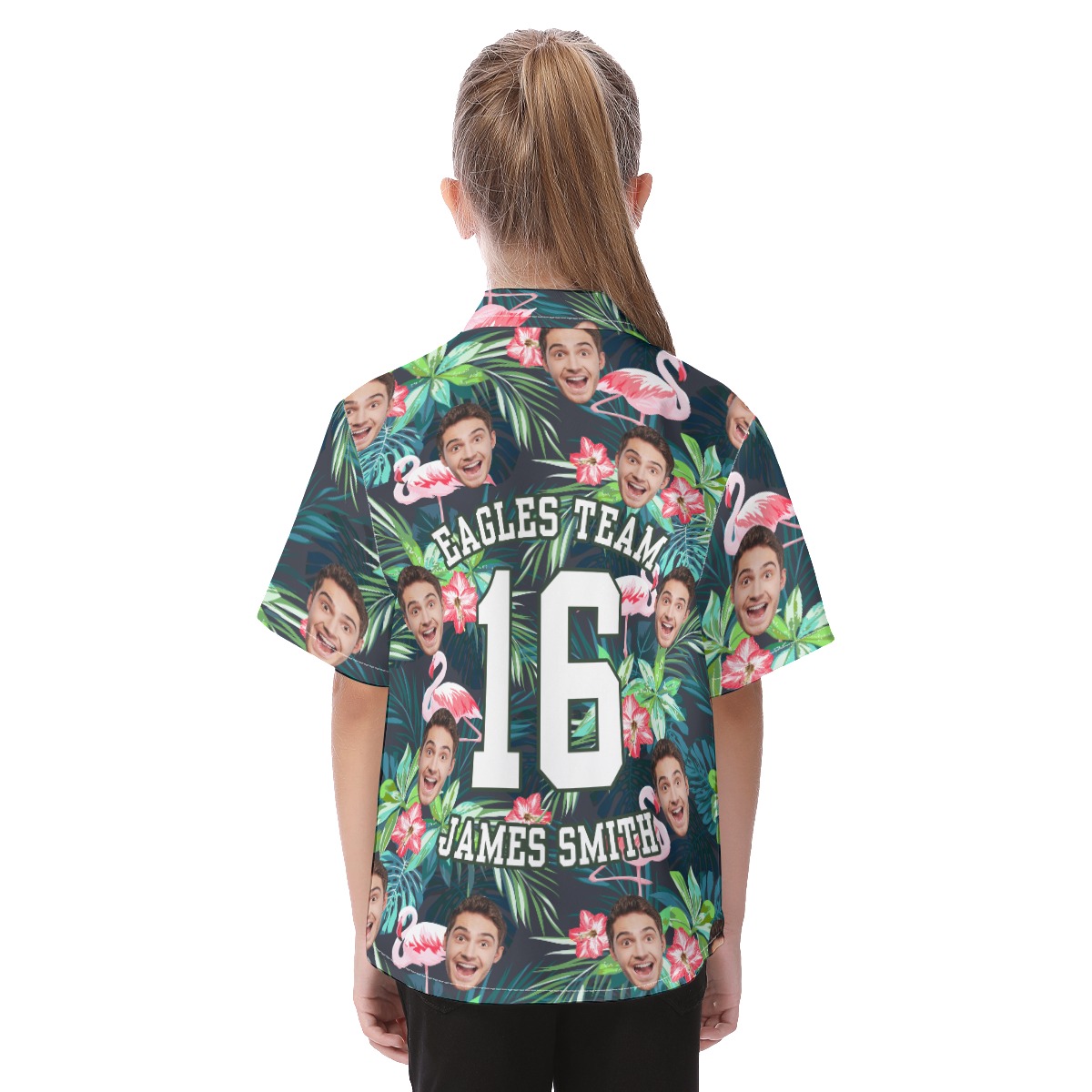 Sports Team Custom Tropical Hawaiian Shirt For Kids