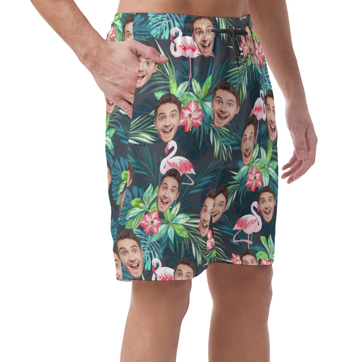 Sports Team Custom Flamingo Hawaiian Shorts For Men