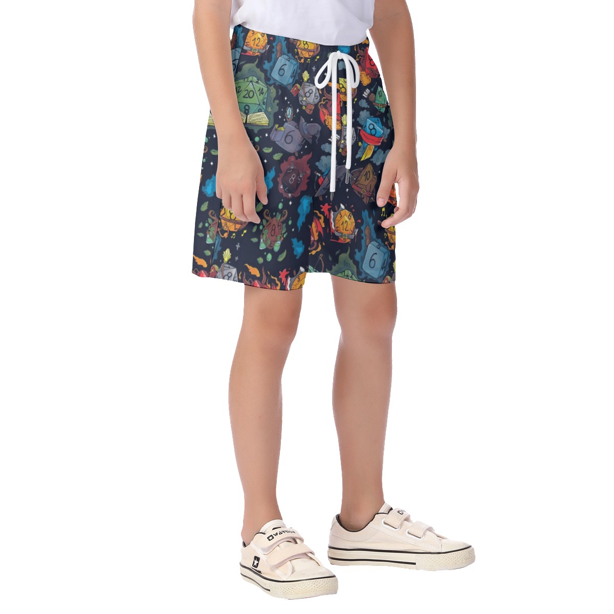 Dnd Dice Hawaiian Shorts For Kids
