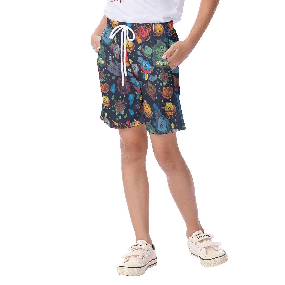 Dnd Dice Hawaiian Shorts For Kids