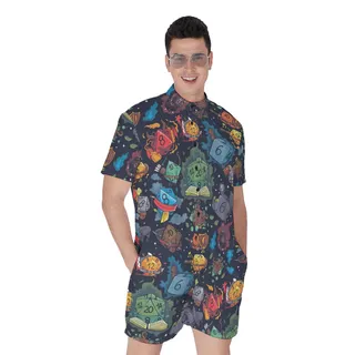 DND Dice Men's Romper