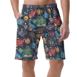 DND Dice Casual Shorts For Men