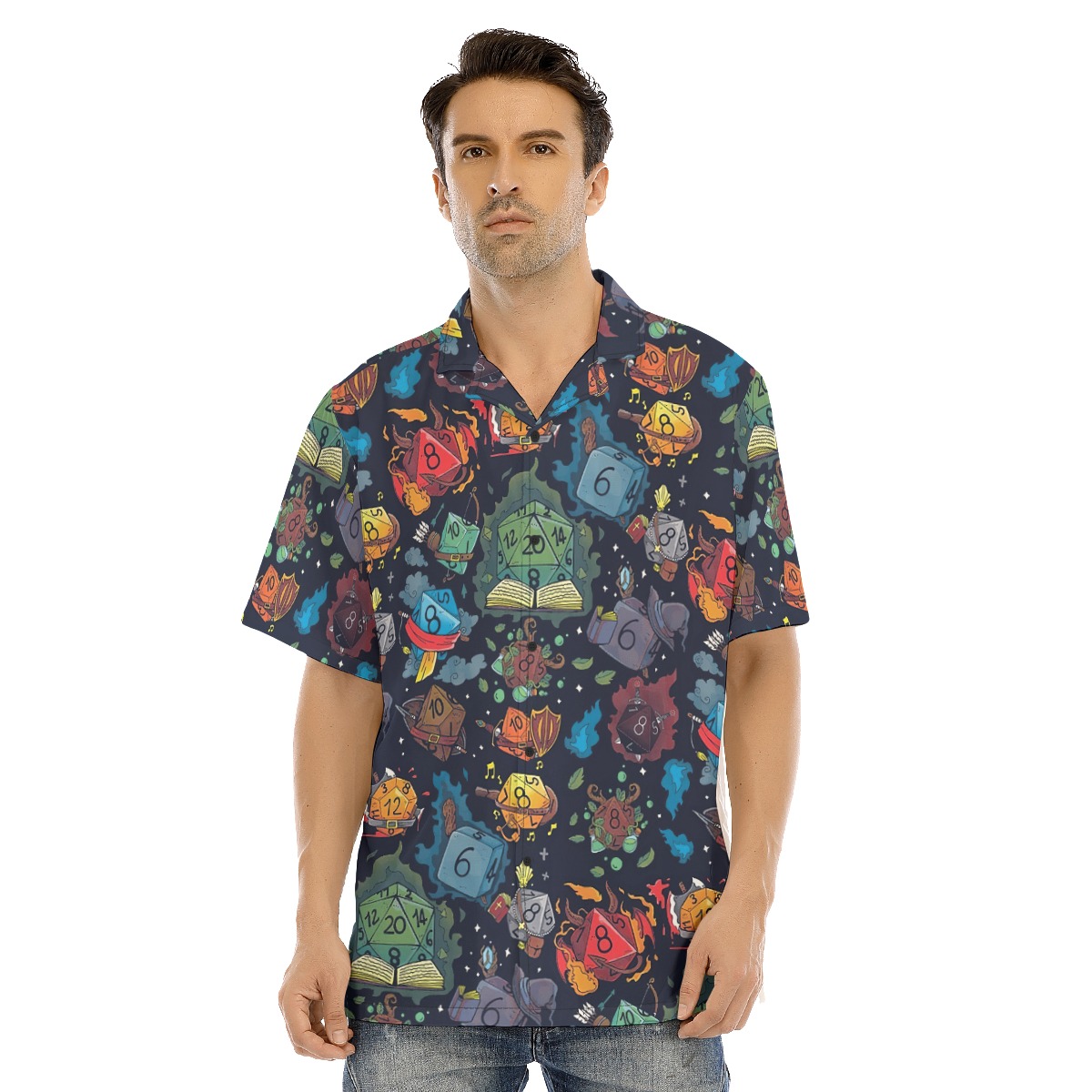 DND Dice Hawaiian Shirt For Men - variant image 1