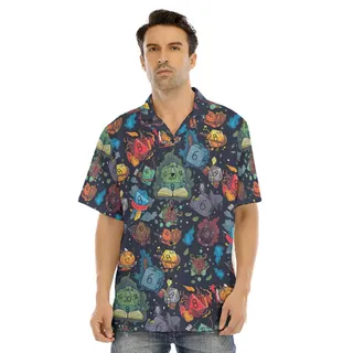 DND Dice Hawaiian Shirt For Men