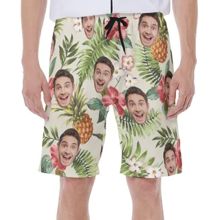 Sports Team Custom Hawaiian Swim Trunks For Men