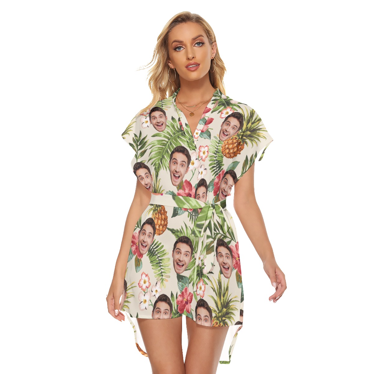 Sports Team Custom Women's Hawaiian Dress For Summer - variant image 1