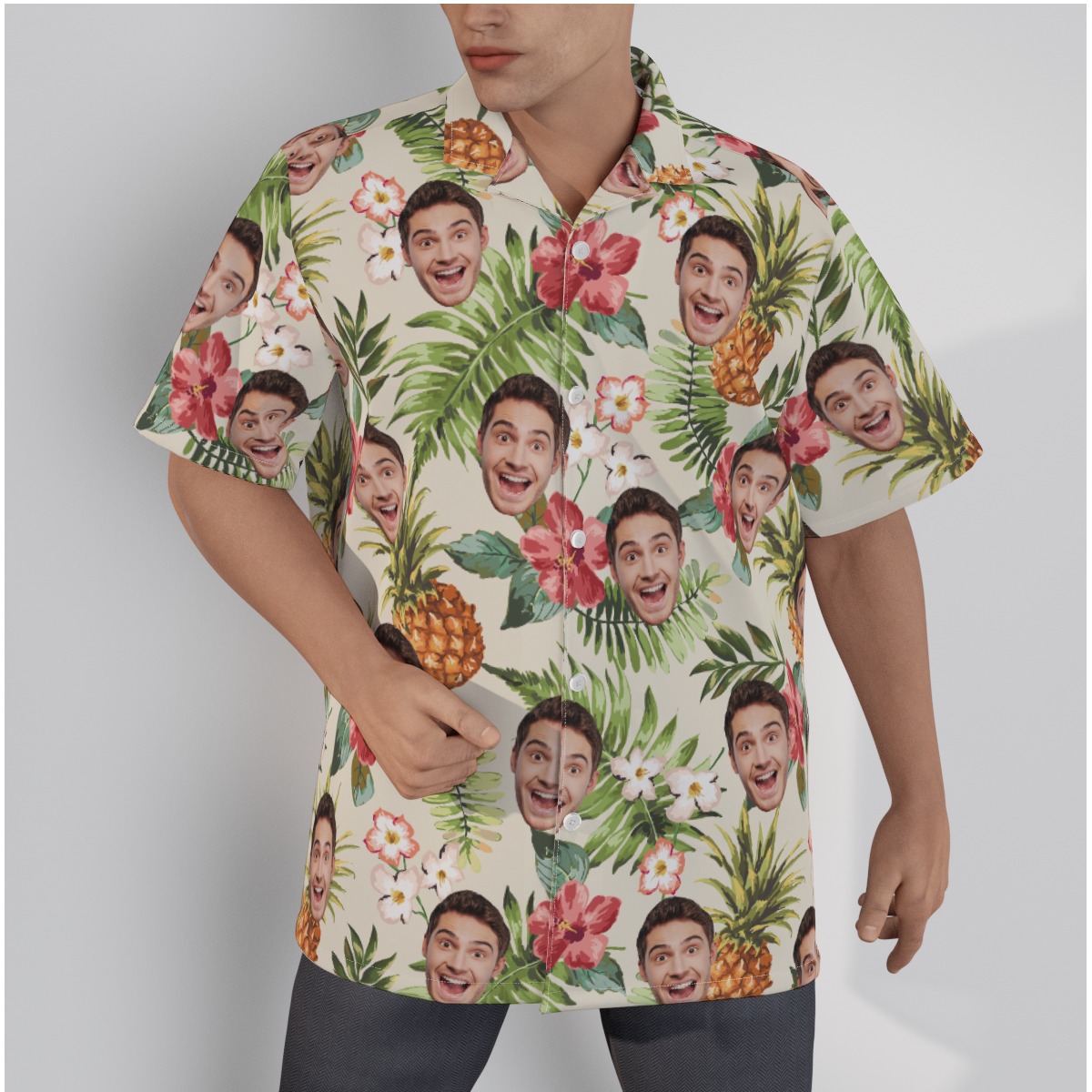 Men's Custom Sports Team Hawaiian Shirt - variant image 1