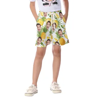 Custom Sports Team Beach Shorts For Kids