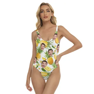 Women's Sports Team Custom Name Hawaiian One Piece Swimsuit