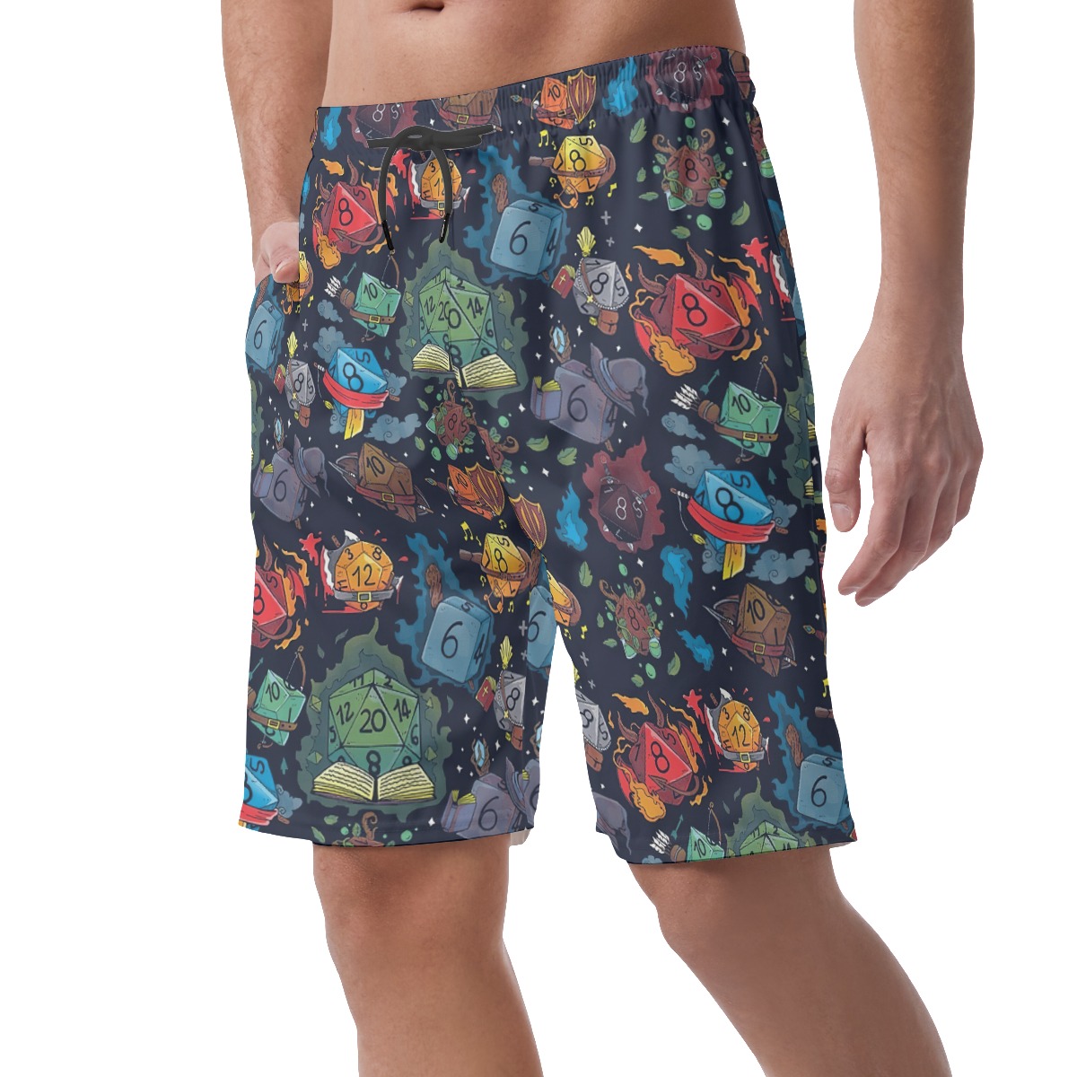 DND Dice Casual Shorts For Men