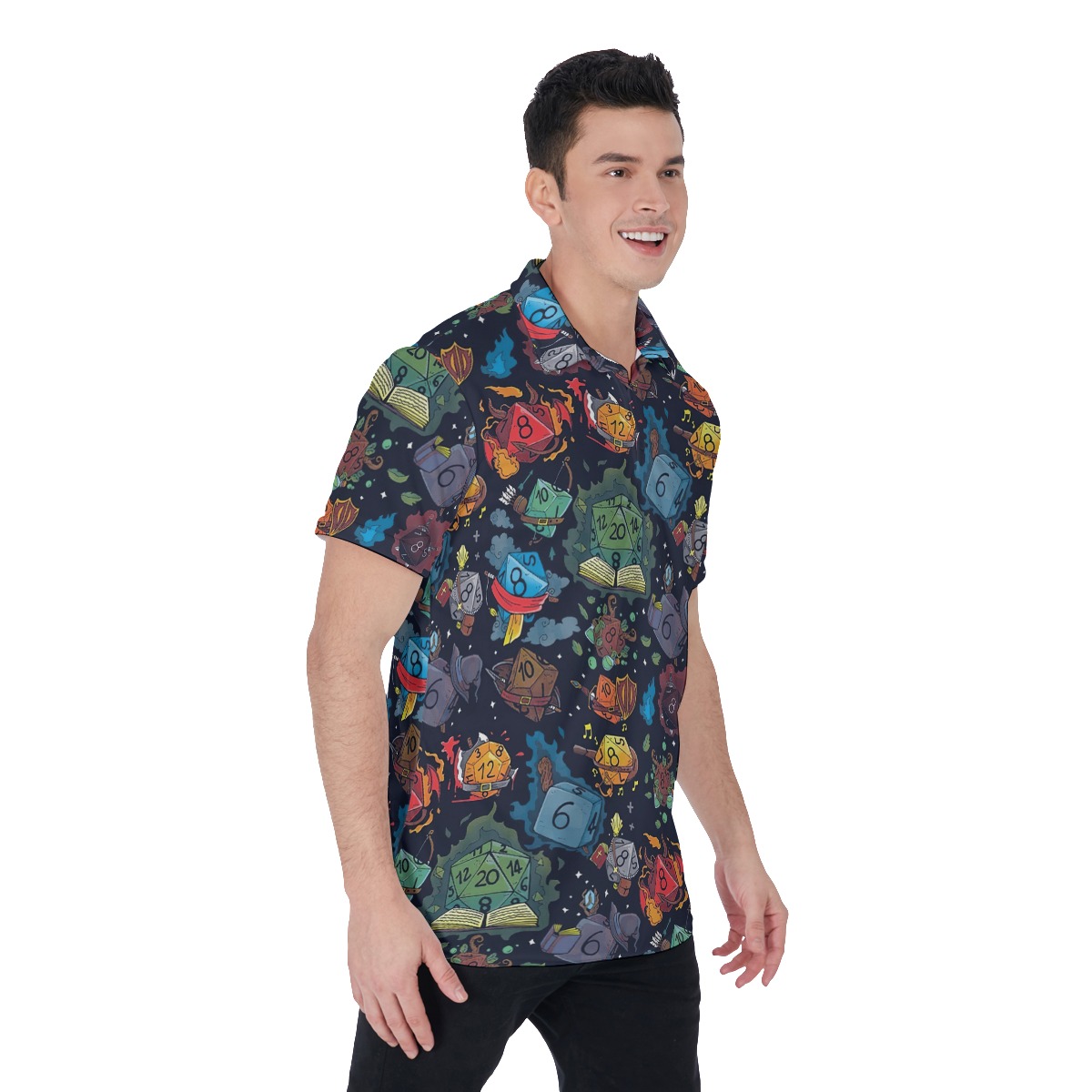 DND Dice Men's Polo Shirt