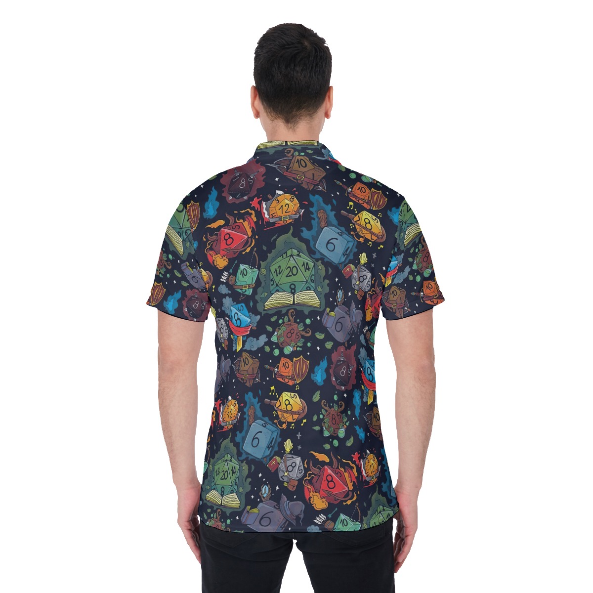 DND Dice Men's Polo Shirt