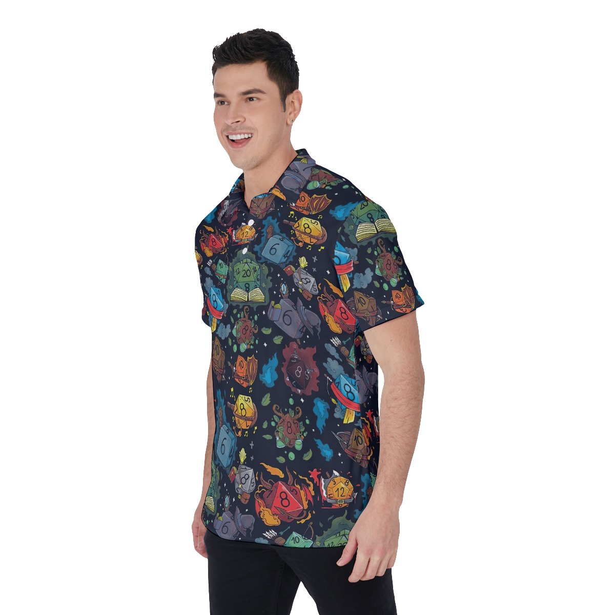 DND Dice Men's Polo Shirt