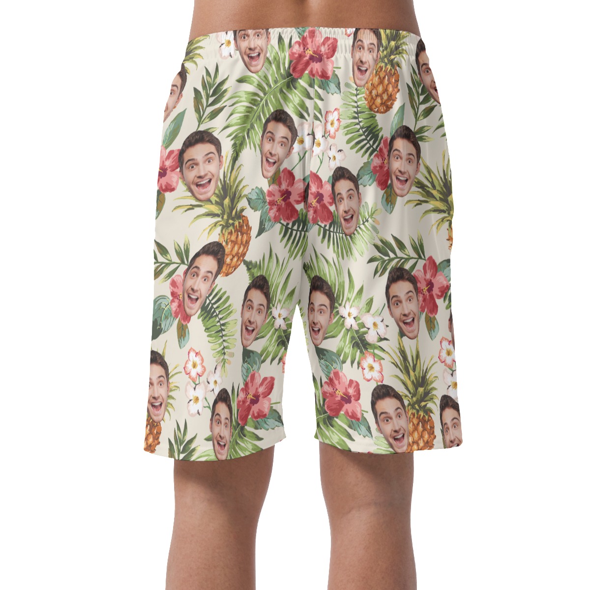 Sports Team Custom Logo Hawaiian Shorts For Men