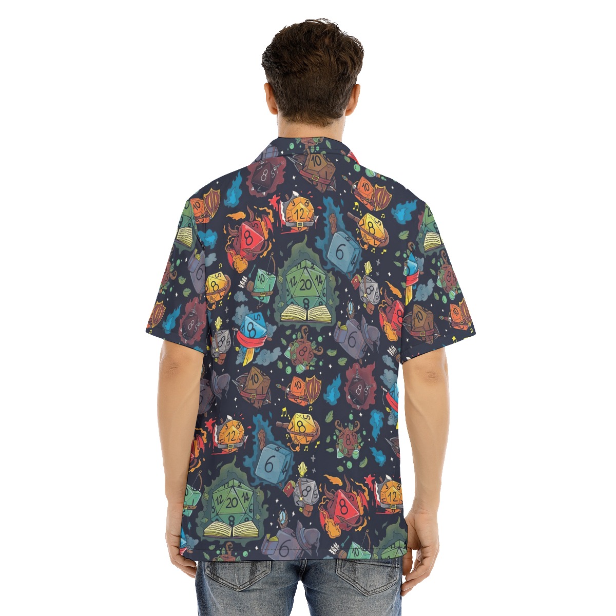 DND Dice Hawaiian Shirt For Men