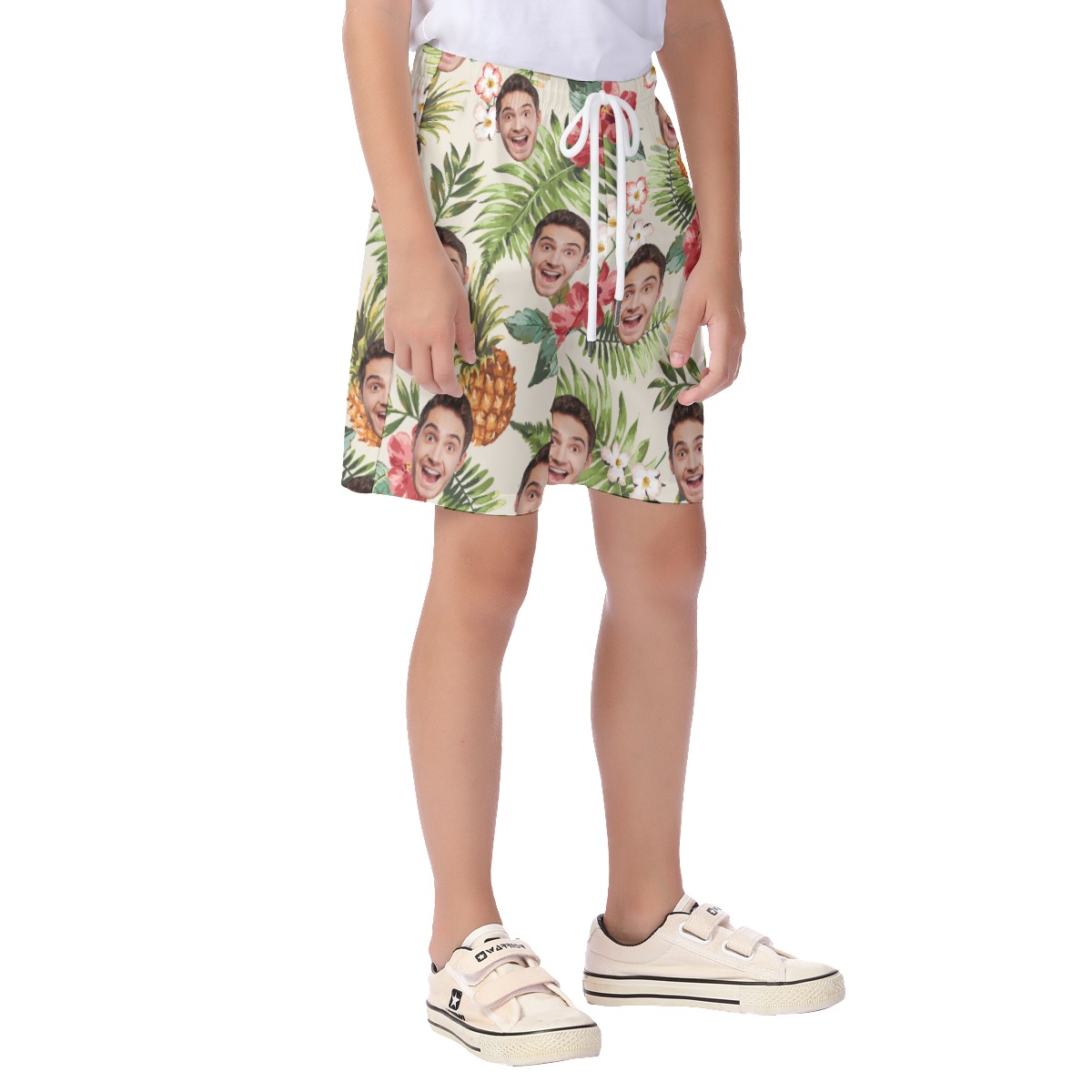 Custom Sports Team Tropical Hawaiian Shorts For Kids