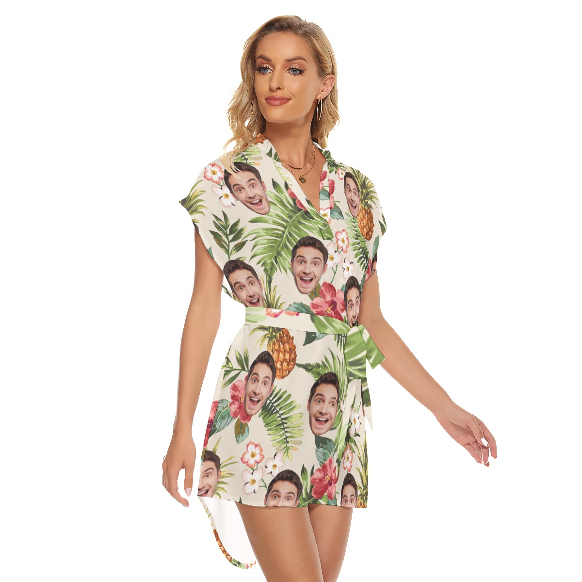 Sports Team Custom Women's Hawaiian Dress For Summer