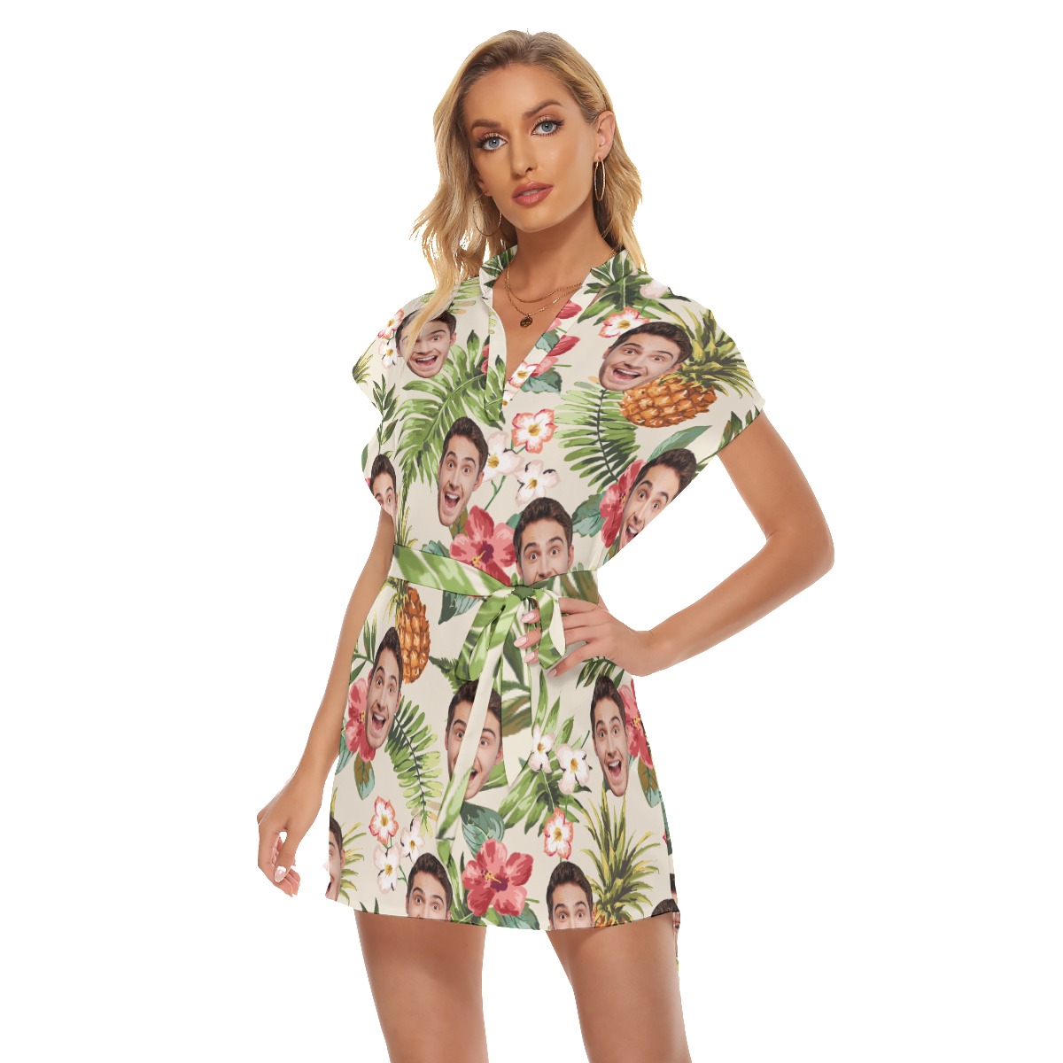 Sports Team Custom Women's Hawaiian Dress For Summer