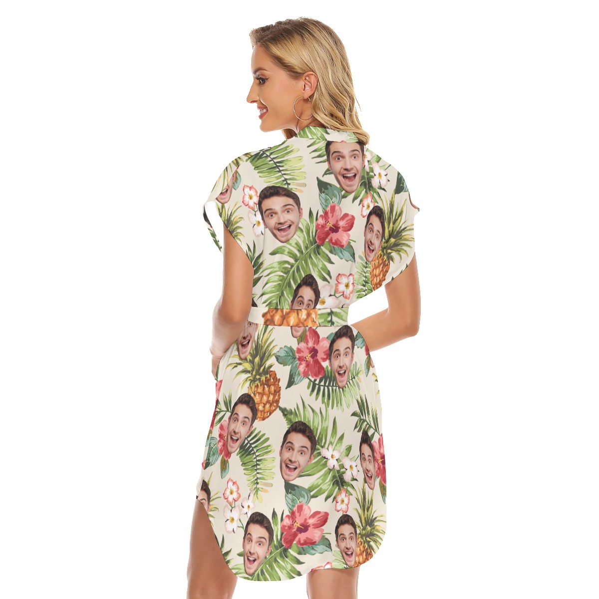 Sports Team Custom Women's Hawaiian Dress For Summer