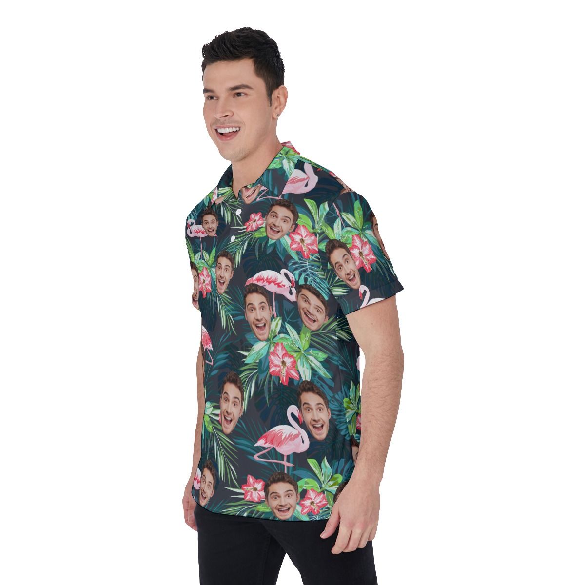 Men's Sports Team Custom Tropical Polo Hawaiian Shirt