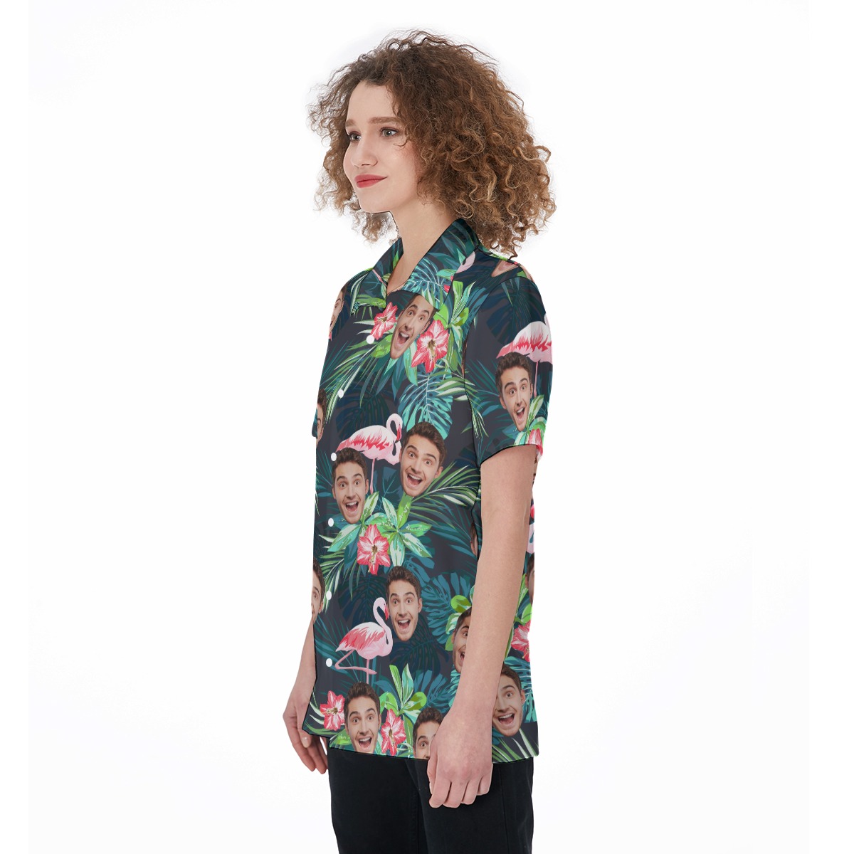 Custom Sports Team Tropical Hawaiian Shirt For Women