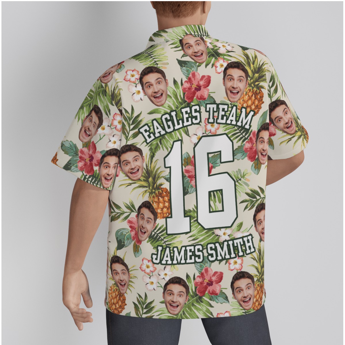 Men's Custom Sports Team Hawaiian Shirt