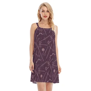 Dnd Medieval Weapons Cami Dress