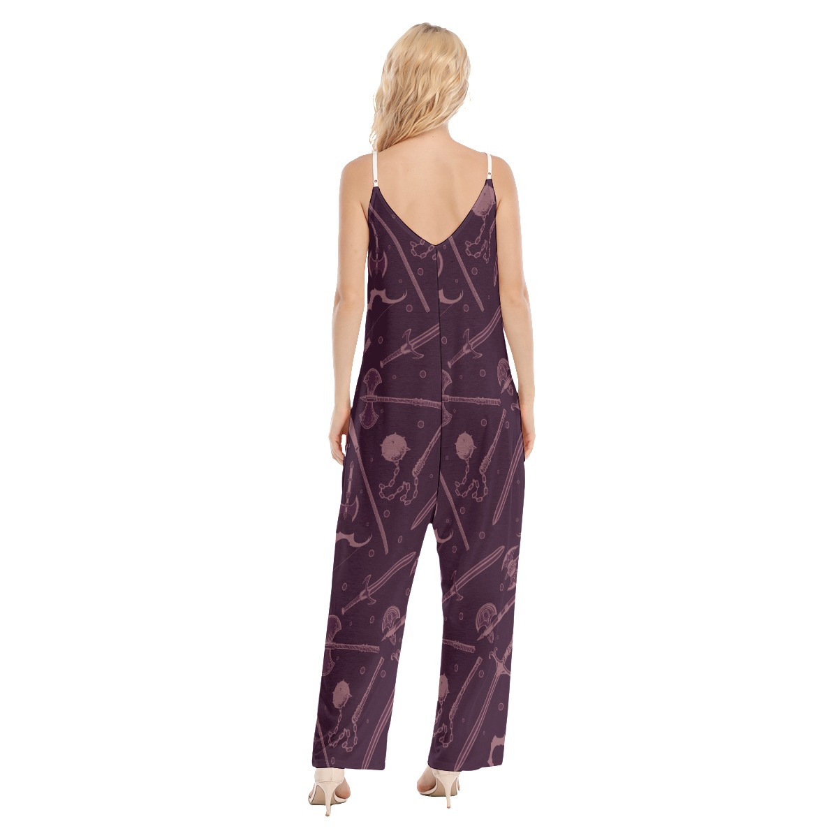 Dnd Medieval Weapons Loose Cami Jumpsuit For Women