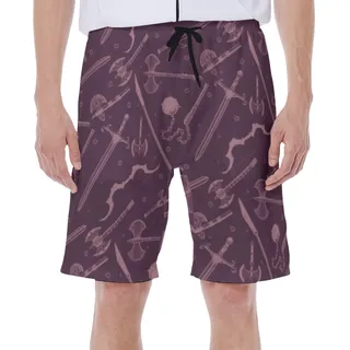 Dnd Medieval Weapons Swim Trunks