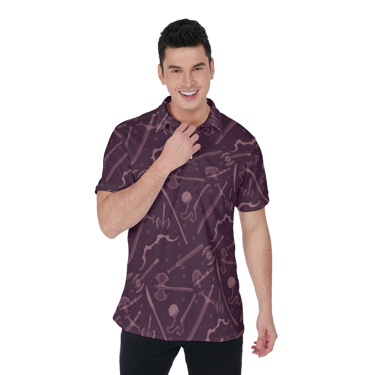 DND Weapons Men's Polo Shirt - variant image 1