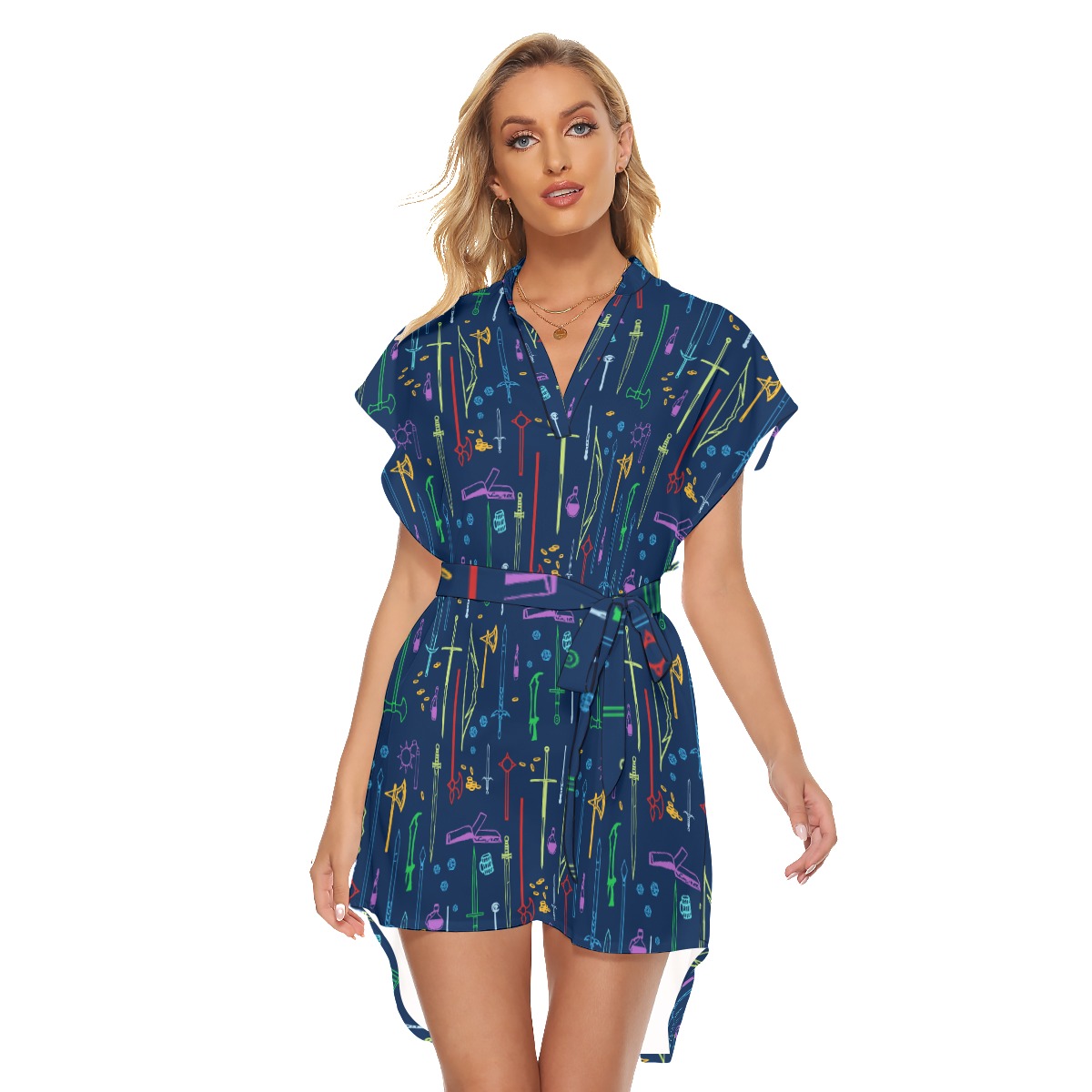 Dungeons Dragons Short Dress With Belt - variant image 1