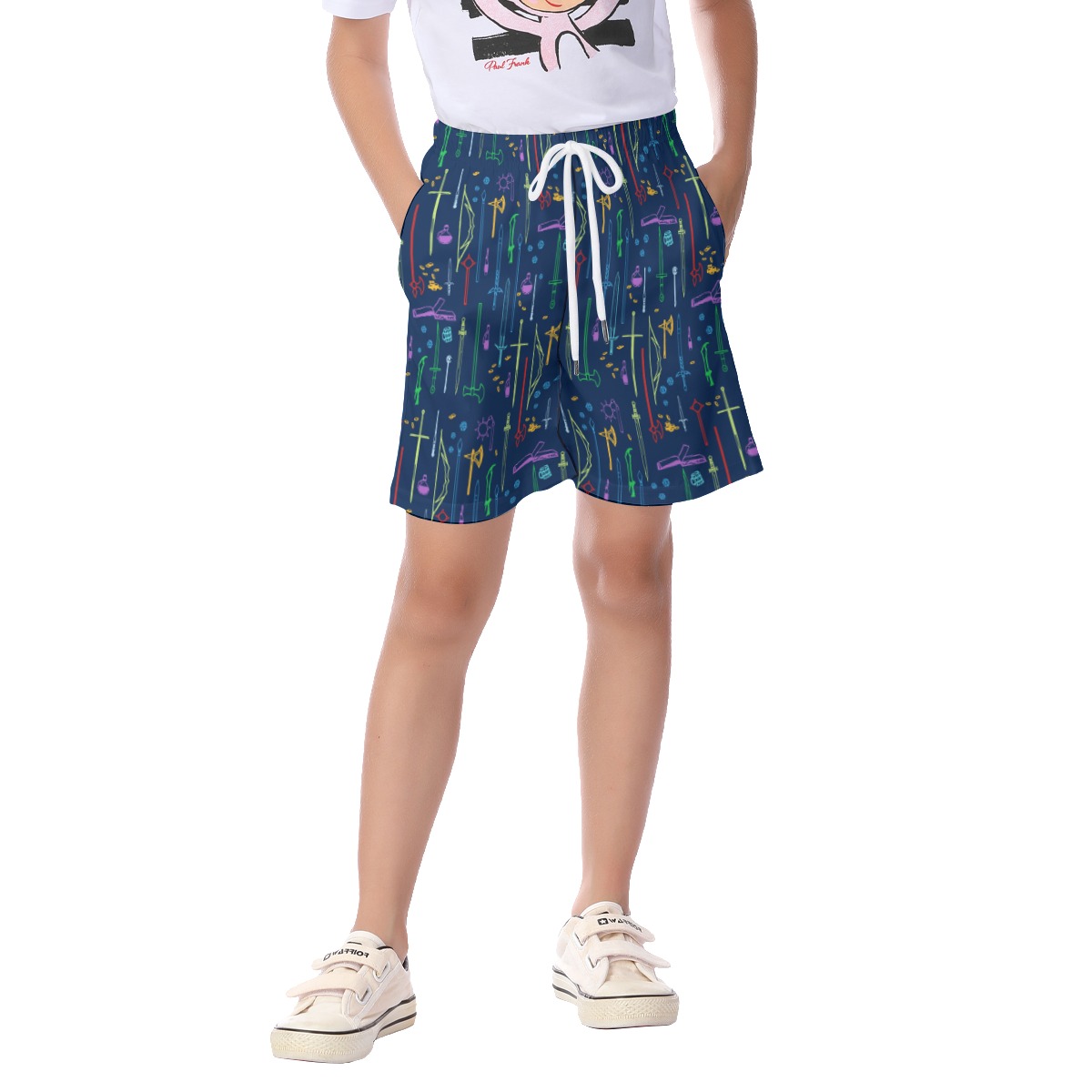 Dungeons Dragons Items Hawaiian Shorts For Kids - variant image 1