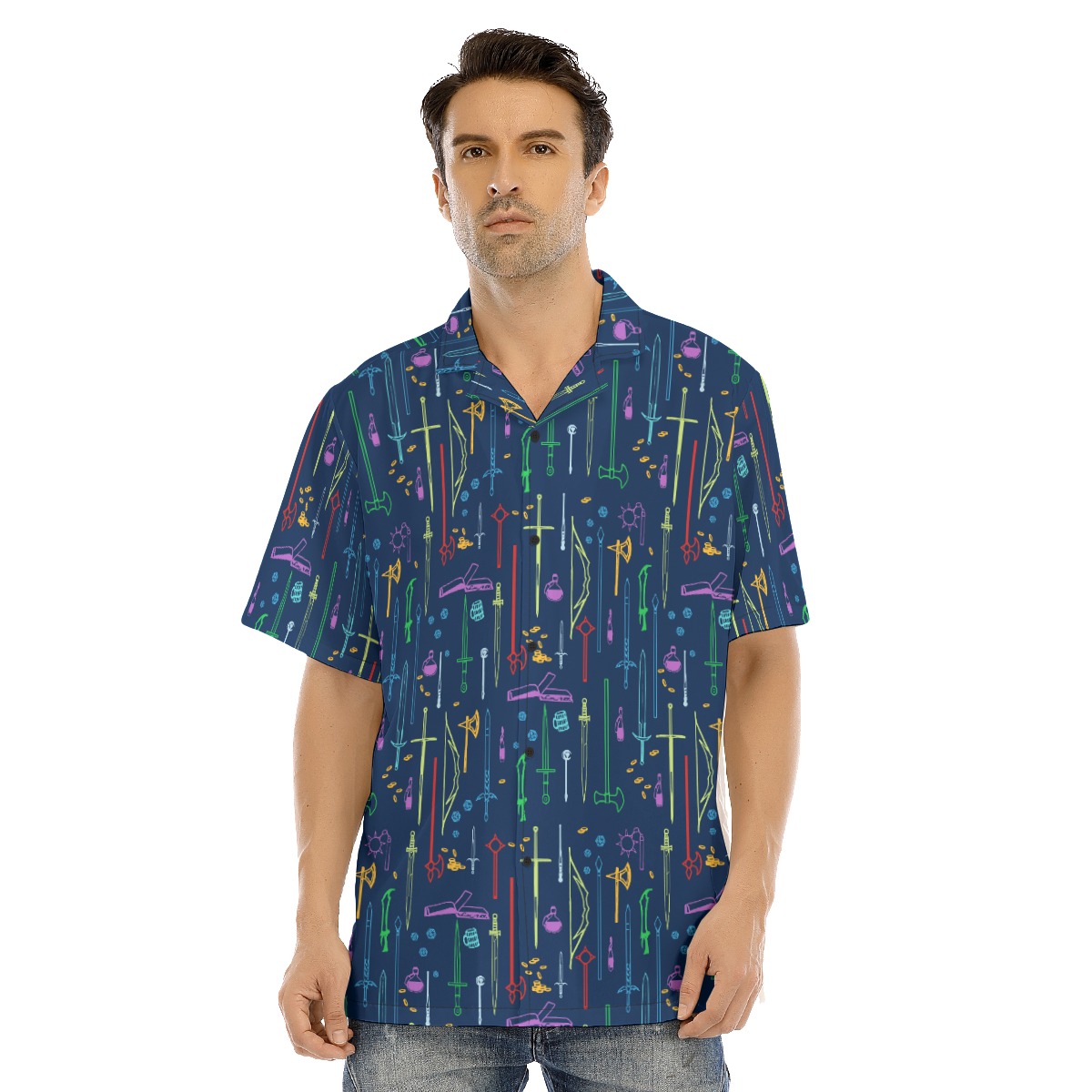 DND Items Hawaiian Shirt For Men - variant image 1