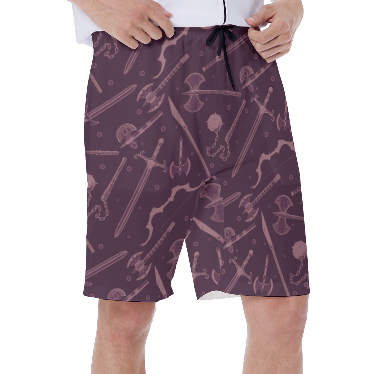 Dnd Medieval Weapons Swim Trunks