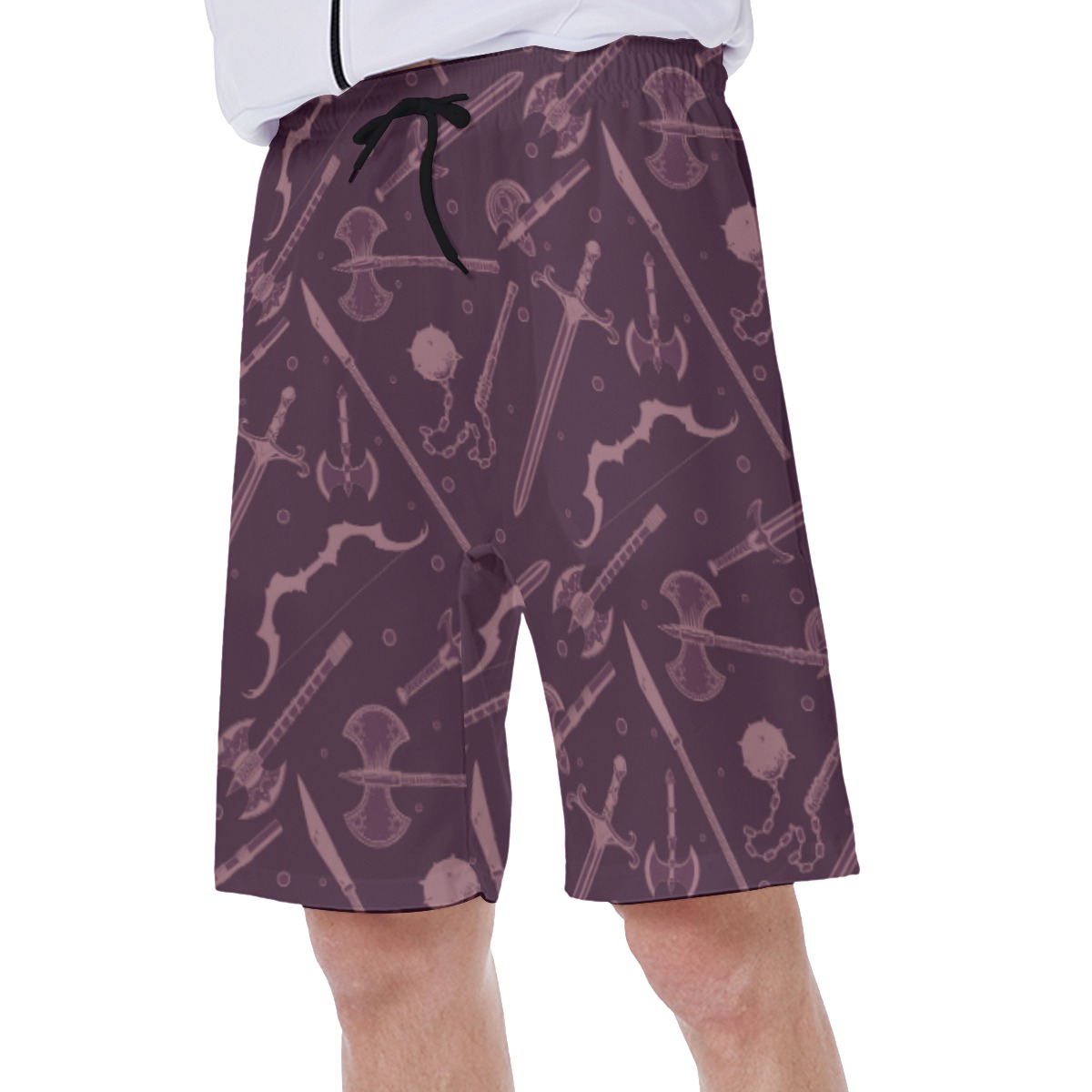 Dnd Medieval Weapons Swim Trunks