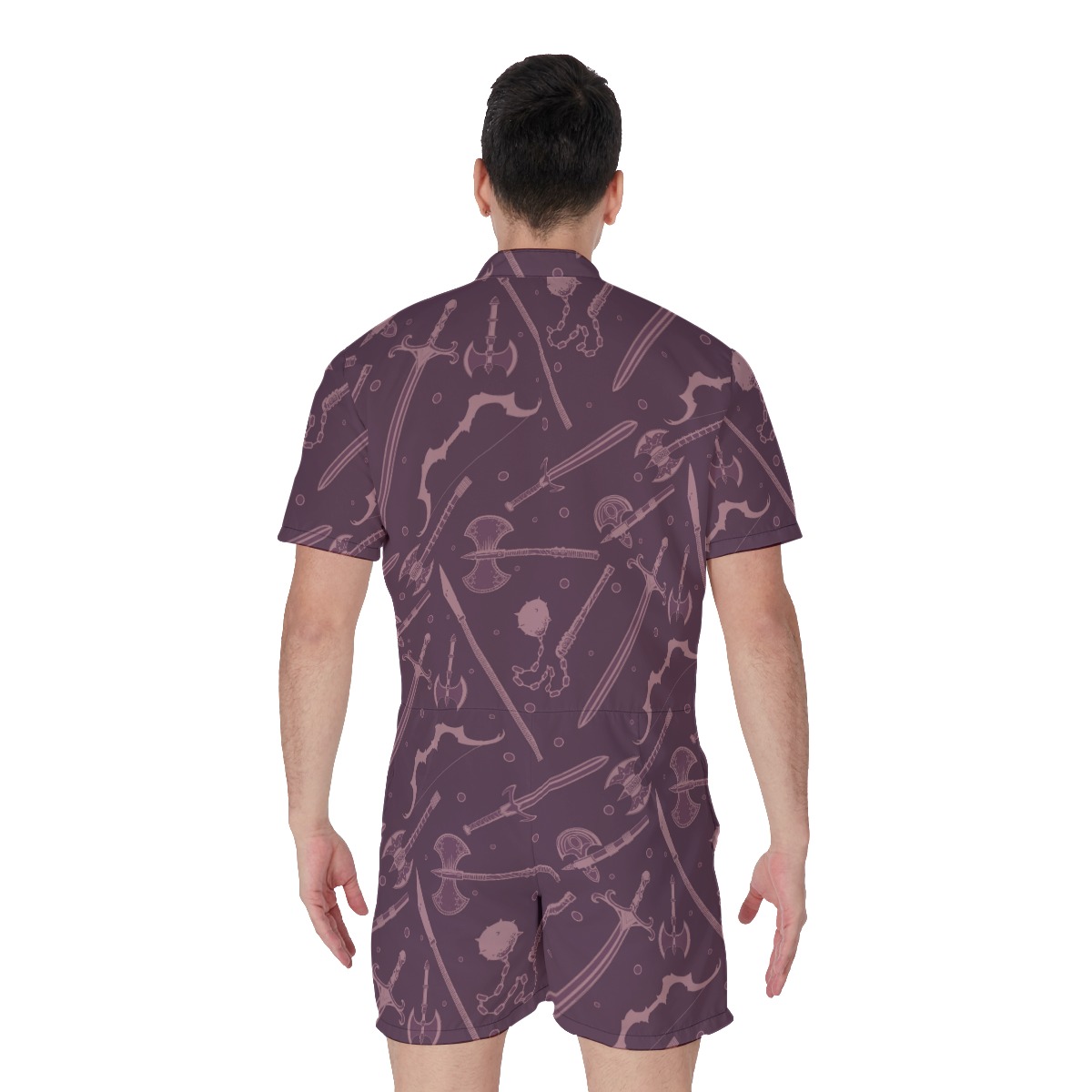 Dnd Medieval Weapons Men's Romper