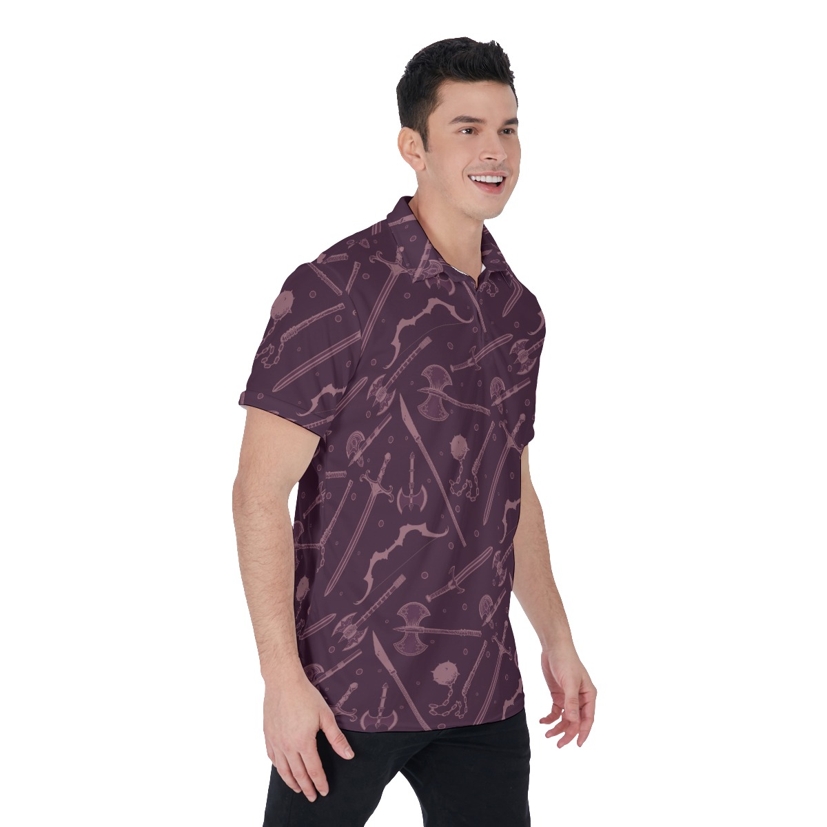 DND Weapons Men's Polo Shirt