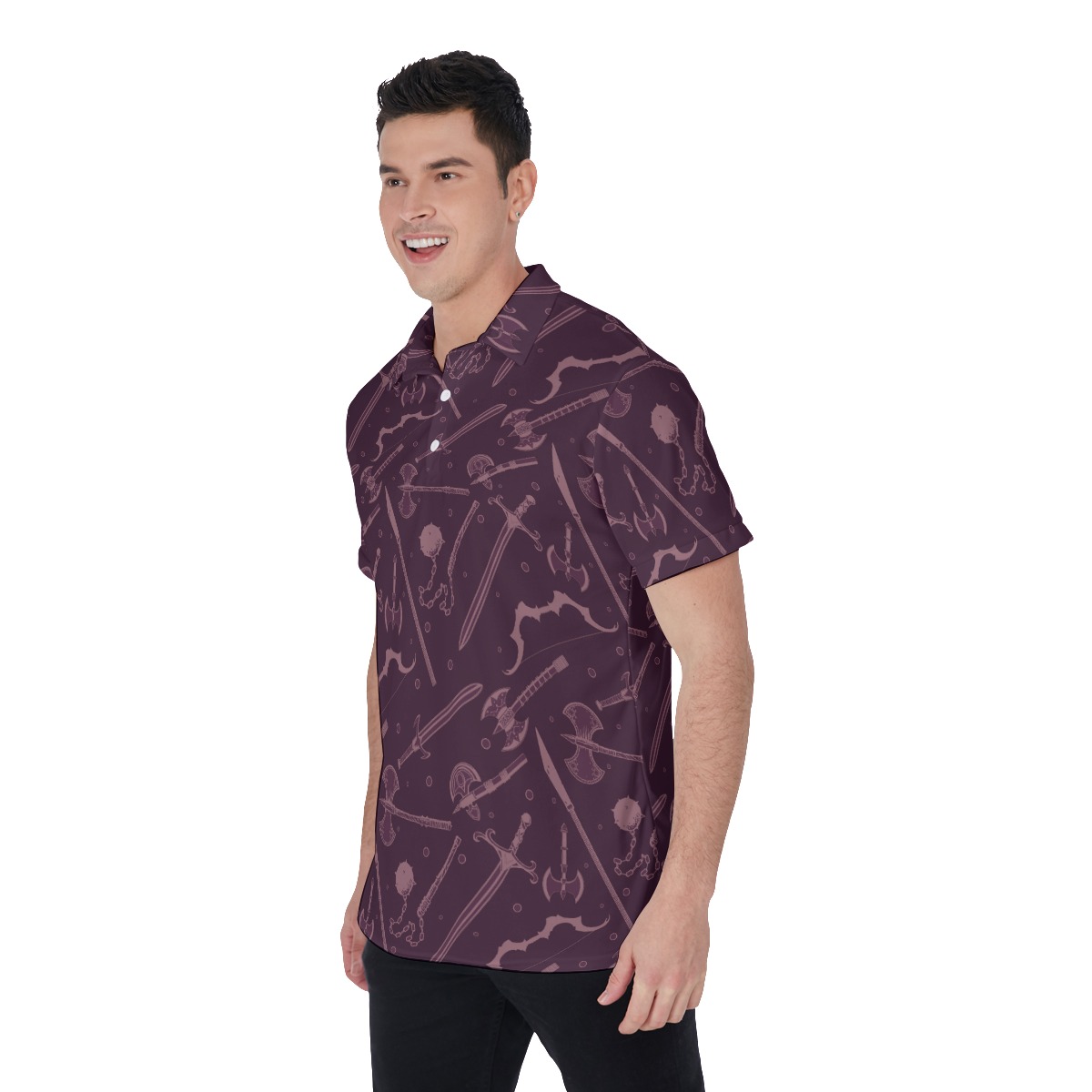 DND Weapons Men's Polo Shirt