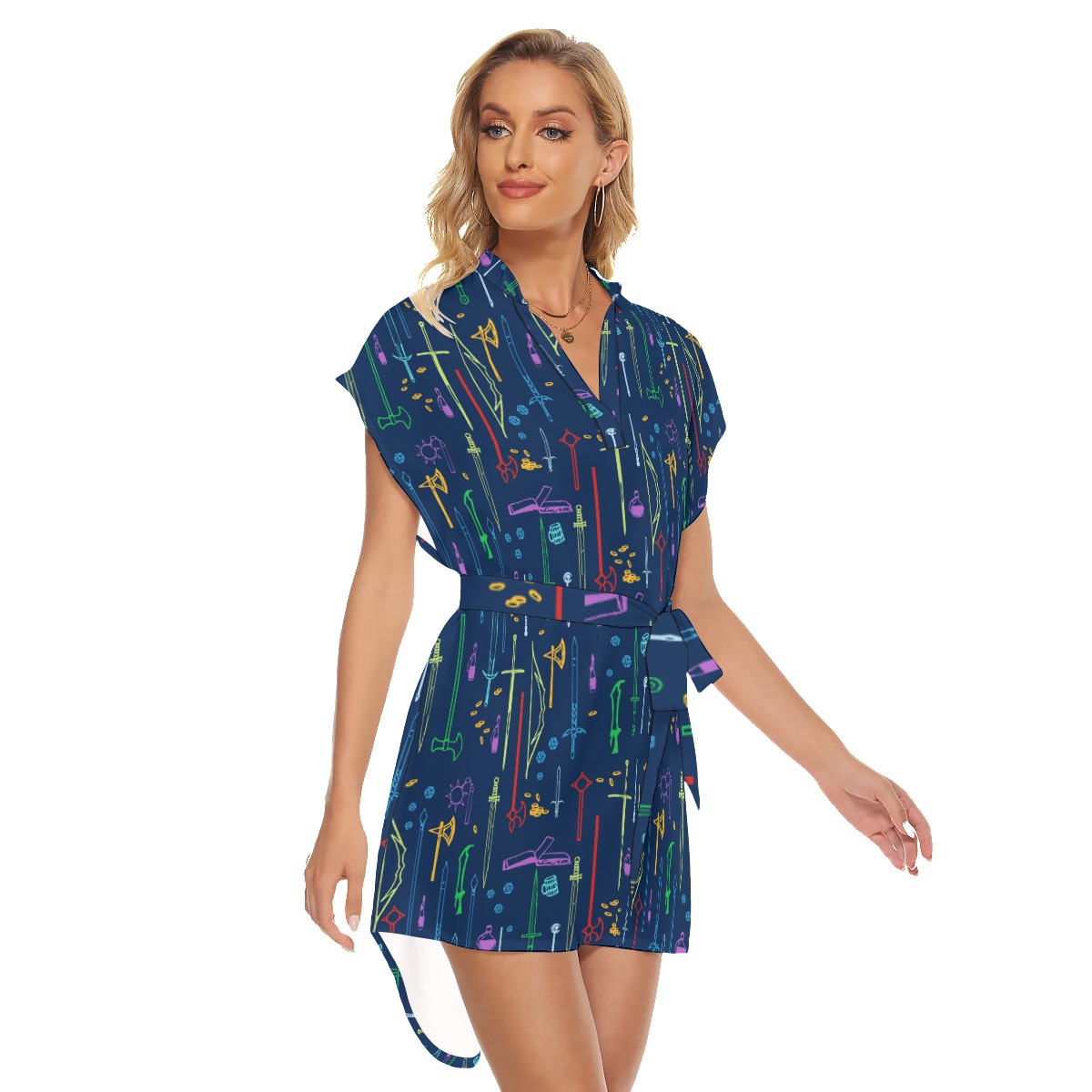 Dungeons Dragons Short Dress With Belt