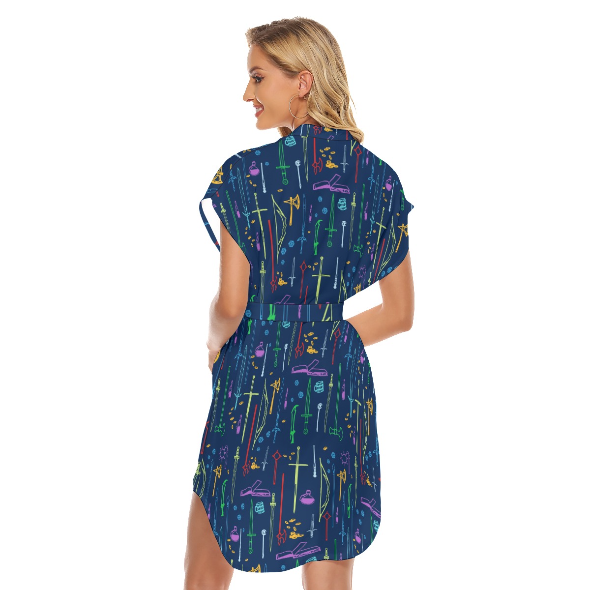 Dungeons Dragons Short Dress With Belt