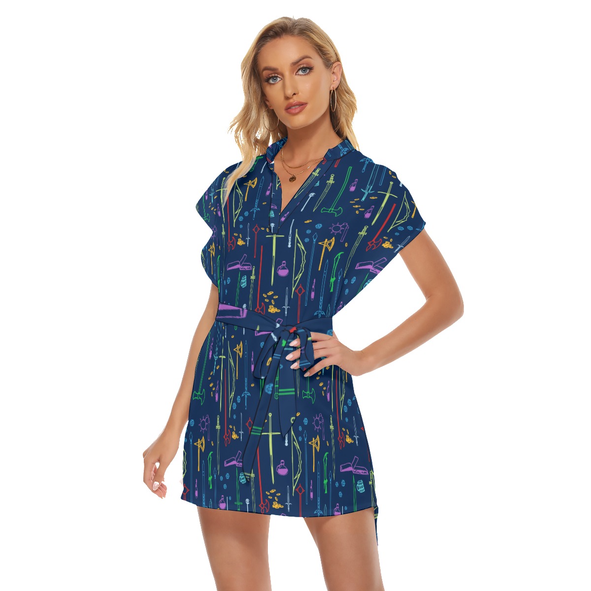 Dungeons Dragons Short Dress With Belt