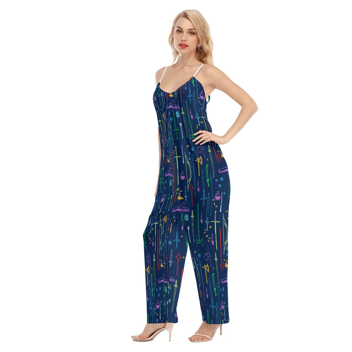 Dungeons Dragons Loose Cami Women's Jumpsuit