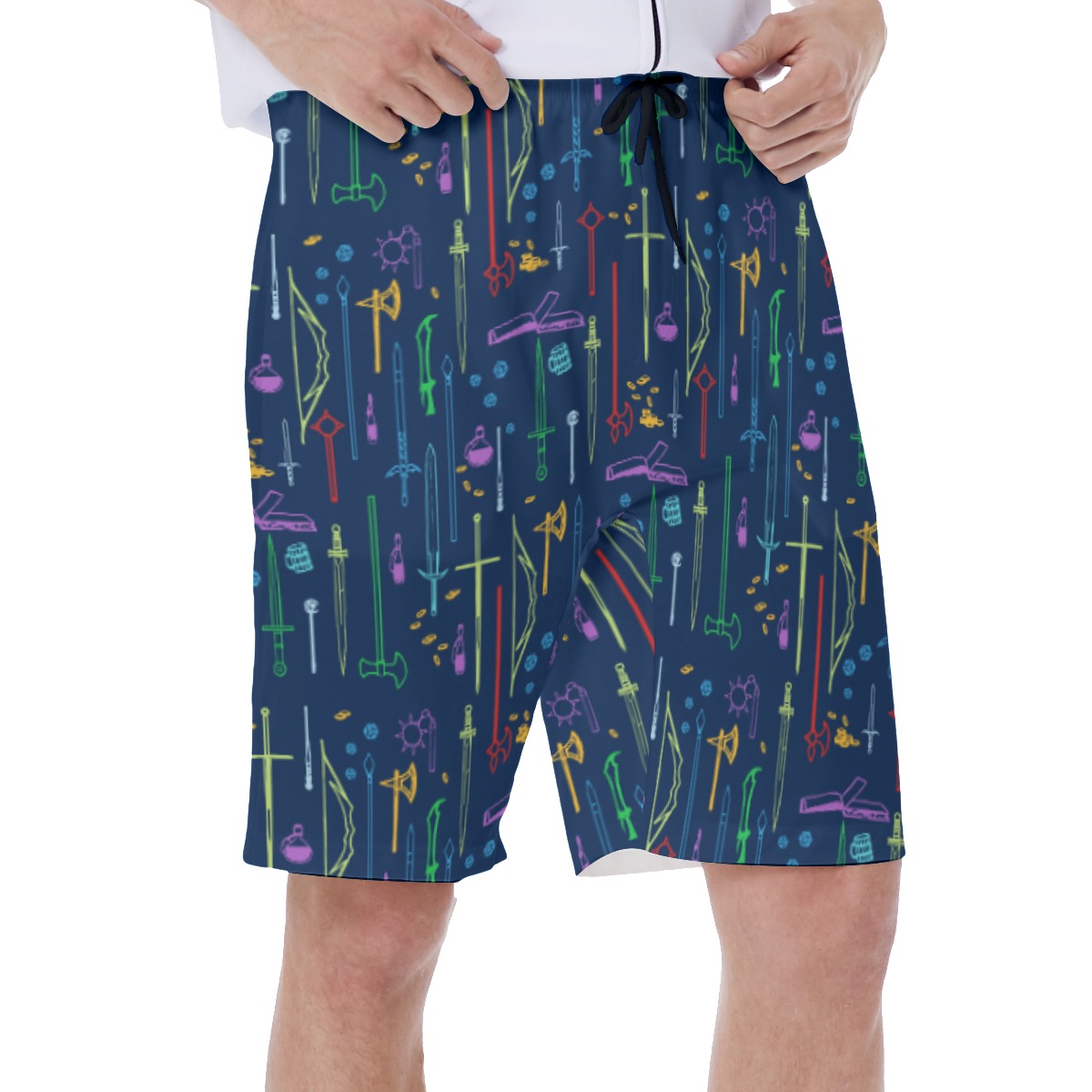DND Items Navy Swim Trunk For Men