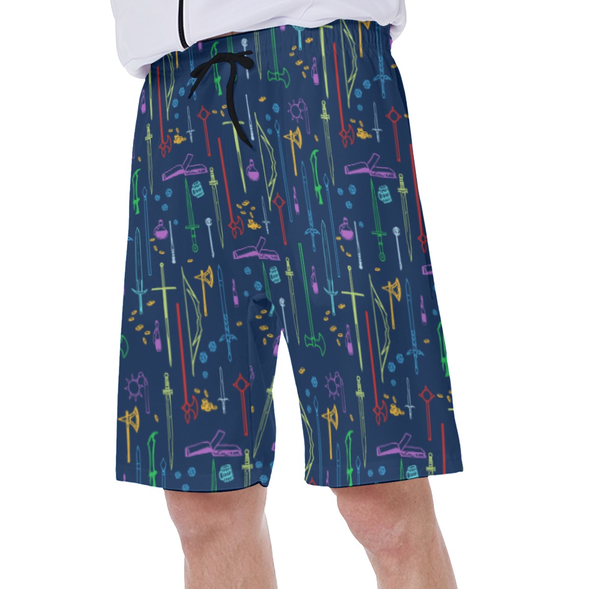 DND Items Navy Swim Trunk For Men