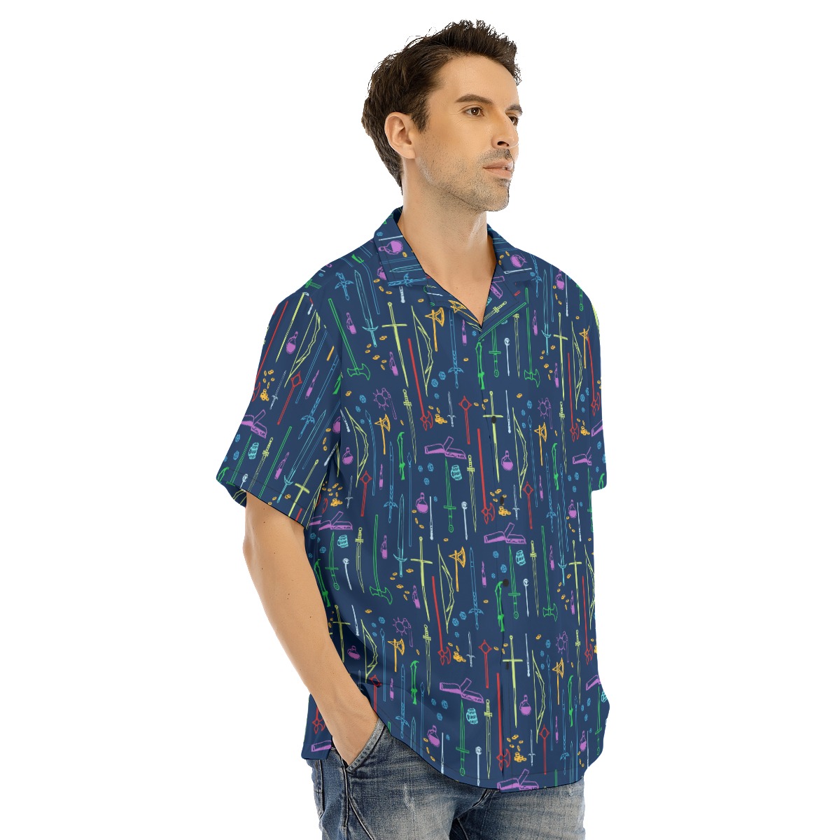 DND Items Hawaiian Shirt For Men