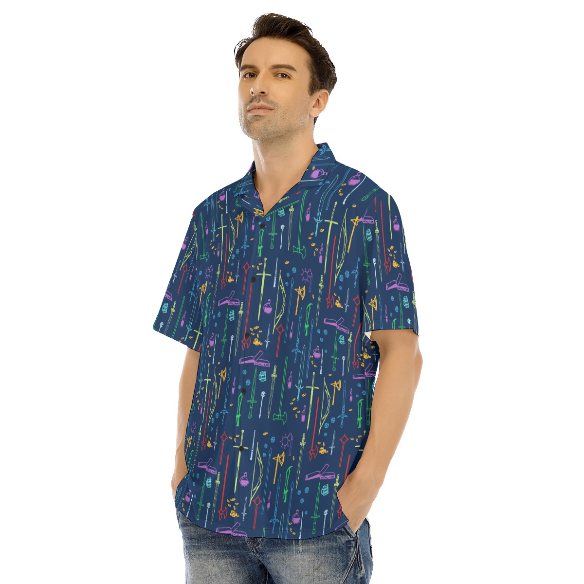 DND Items Hawaiian Shirt For Men