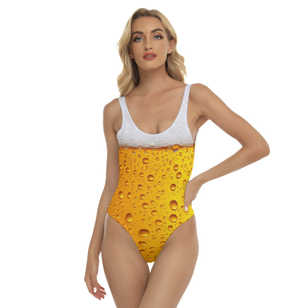 Beer Pool Party One Piece Swimsuit - variant image 1